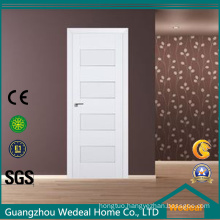 White Lacquer Modern Solid Wooden Door for Hotel Project